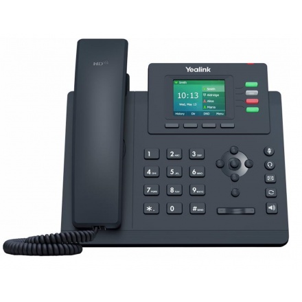 Yealink SIP-T33G SIP telefon, PoE, 2,4" 320x240 barevný LCD, 4 x SIP úč., GigE, SIP-T33G