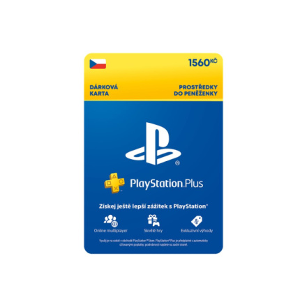 SONY ESD ESD CZ - PlayStation Store el. peněženka - 1560 Kč, SCEE-CZ-00156000