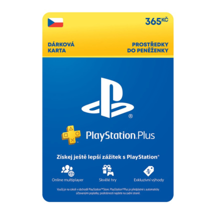 SONY ESD ESD CZ - PlayStation Store el. peněženka - 365 Kč, SCEE-CZ-00036500