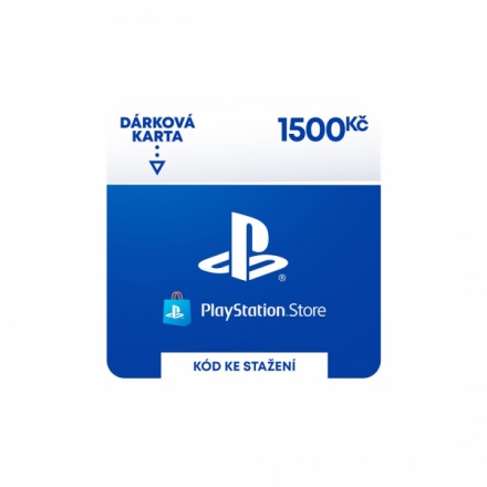 SONY ESD ESD CZ - PlayStation Store el. peněženka - 1500 Kč, SCEE-CZ-00150000