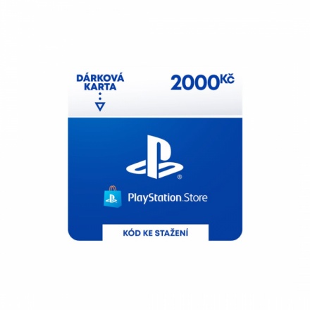 SONY ESD ESD CZ - PlayStation Store el. peněženka - 2000 Kč, SCEE-CZ-00200000