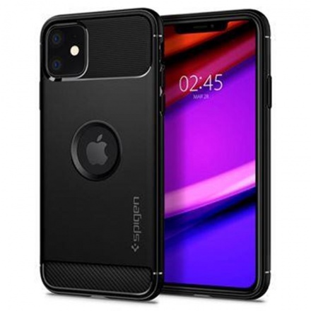 Ochranný kryt Spigen Rugged Armor pro Apple iPhone 11 černý, 076CS27183