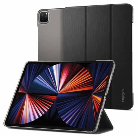 Ochranné pouzdro Spigen Liquid Air Folio pro Apple iPad Pro 12,9" 2021 černý, ACS02884