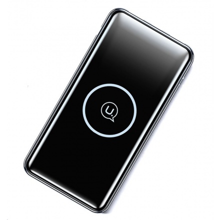 USAMS US-CD46 Wireless Power Bank 10000mAh Black, 6958444955292