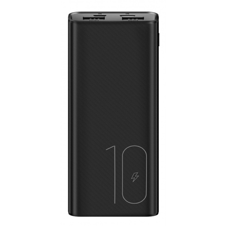 USAMS US-CD93 Dual Mini Power Bank 10000mAh Black, 6958444968339