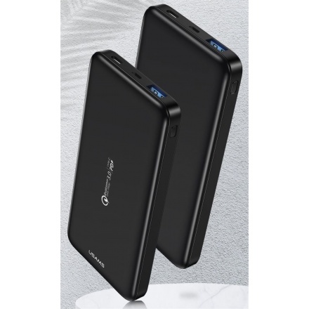 USAMS US-CD92 QC3.0 Power Bank 10000mAh Black, 6958444968322