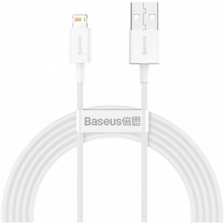 Baseus CALYS-C02 Superior Fast Charging Kabel Lightning 2.4A 2m White, 6953156205468