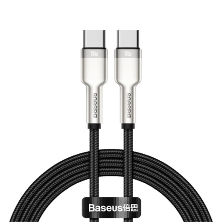 Baseus Datový kabel Cafule USB-C/USB-C 1m 100W (20V 5A) černý, 6953156202320