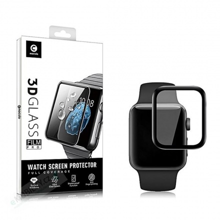 Mocolo 3D Tvrzené Sklo Black pro Apple iWatch 1,2,3,4,5,6,SE 40mm, 8596311087363