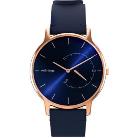 Withings Move Timeless Chic - Blue / Rose Gold, HWA06M-Chic-model3