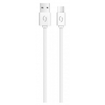 ALIGATOR Datový kabe 2A USB-C 2m, bílý, DAKA012