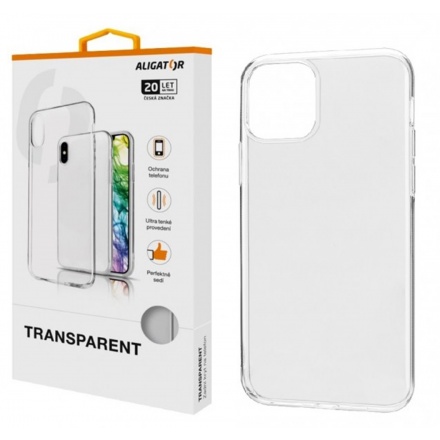 ALIGATOR Pouzdro Transparent Apple iPhone 11 Pro, PTA0033