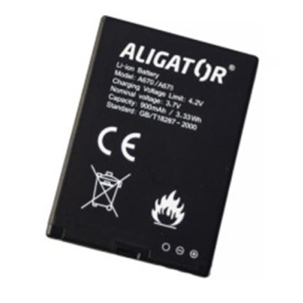 ALIGATOR Baterie A675/A670/A620/A430/A680/VS900, 900 mAh Li-Ion, originální, A675BAL