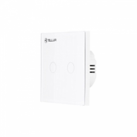 Tellur WiFi Smart Spínač, 2 porty, 1800 W, 10 A., bílý, TLL331051
