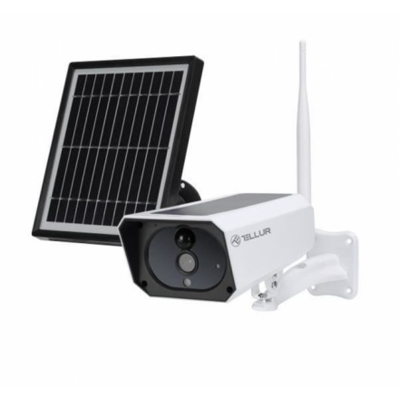 Tellur WiFi Smart solární kamera 1080P, IP65, PIR, outdoor, bílá, TLL331231