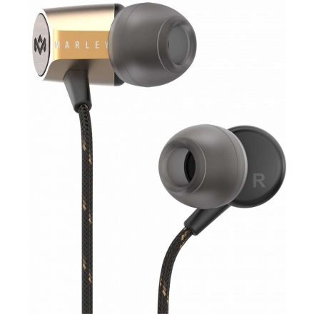 MARLEY Uplift 2.0 - Brass, sluchátka do uší s ovladačem a mikrofonem, EM-JE091-BA