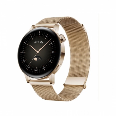 Huawei Watch GT 3/Gold/Elegant Band/Gold, MILO-B19T