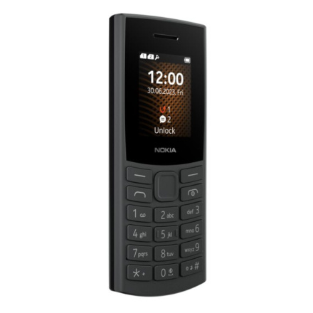 Nokia 105 4G Dual Sim 2023 Black, 1GF018UPA1L08