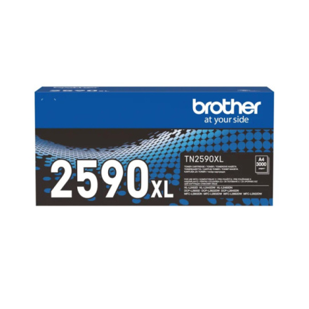 Brother TN-2590XL Black (3000 str.), TN2590XL - originální