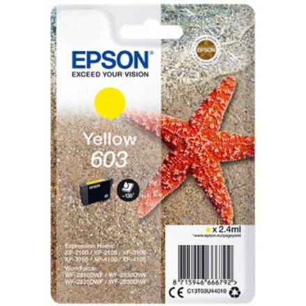 Epson singlepack, Yellow 603, C13T03U44010 - originální