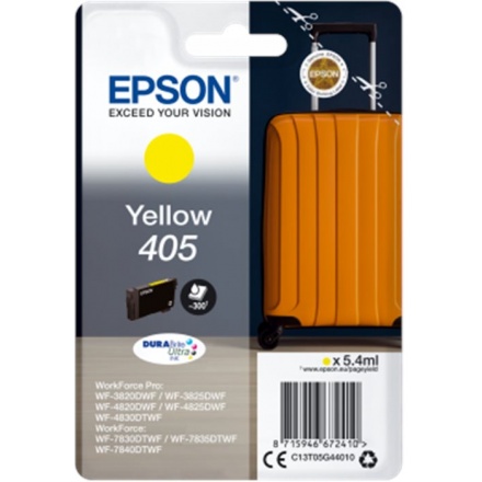 Epson Singlepack Yellow 405 DURABrite Ultra Ink, C13T05G44010 - originální