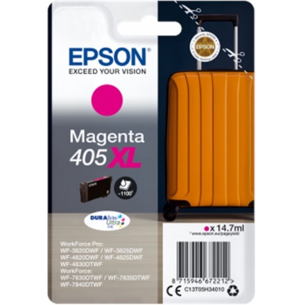 Epson Singlepack Magenta 405XL DURABrite Ultra Ink, C13T05H34010 - originální
