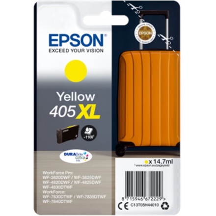 Epson Singlepack Yellow 405XL DURABrite Ultra Ink, C13T05H44010 - originální