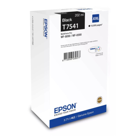 EPSON WF-8x90 Series Ink Cartridge XXL Black, C13T75414N - originální