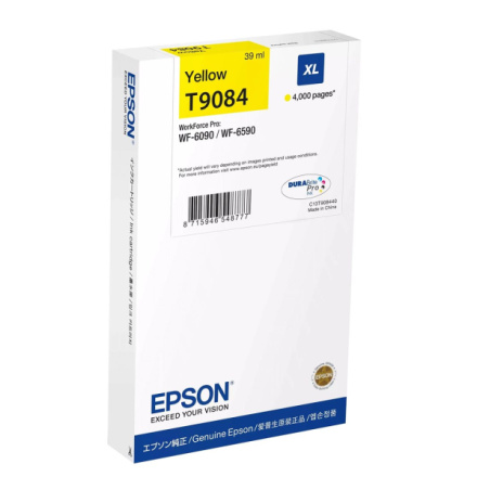 Epson Ink Cartridge XL Yellow, C13T90844N - originální