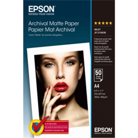 EPSON A4, Archival Matte Paper (50listů), C13S041342
