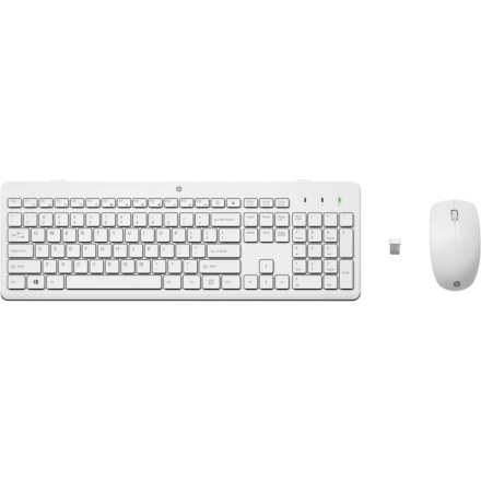 HP 230 klávesnice a myš/bezdrátová/white, 3L1F0AA#BCM