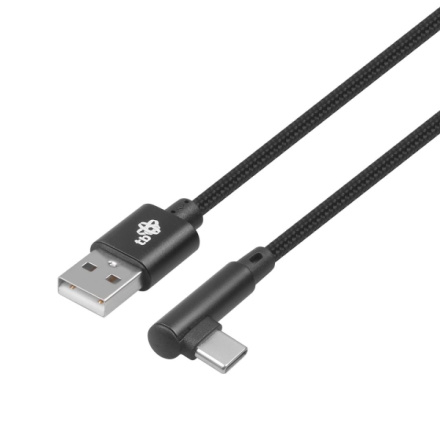 TB Touch USB-USB-C úhlový 1,5 černý kabel, AKTBXKUCSBA15KB
