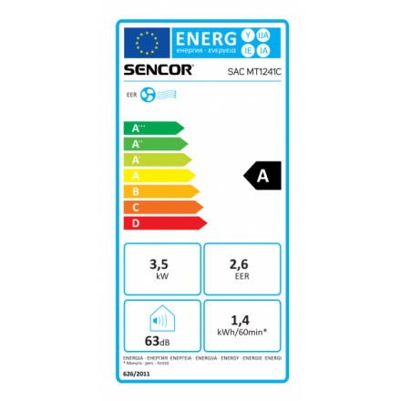 SAC MT1241C klimatizace mobilní SENCOR
