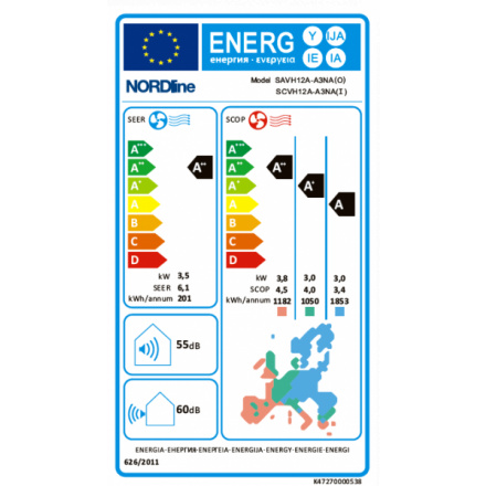 NORDline SCVH12A-A3NA(I)
