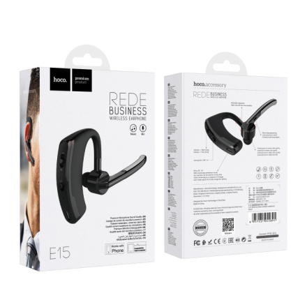 HOCO wireless bluetooth headset E15 black 437217