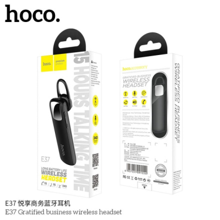 HOCO bluetooth headset Gratified business E37 black 437257