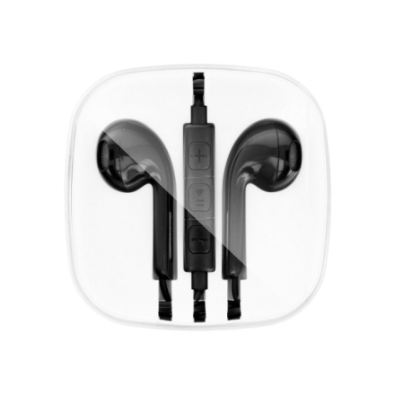 Earphones stereo for Apple iPhone Jack 3,5mm NEW BOX black 439874