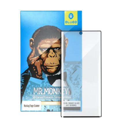 5D Mr. Monkey Glass - for Samsung Galaxy S22 black (Strong Lite) 450066