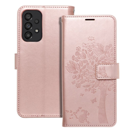 MEZZO Book case for SAMSUNG A33 5G tree rose gold 450528