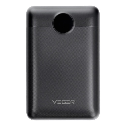 VEGER powerbank 20 000 mAh PD QC3.0 2A 22,5W S20 (W2053) black 541941