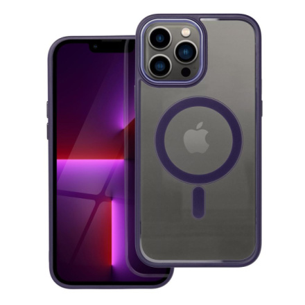 Color Edge Mag Cover case compatible with MagSafe for IPHONE 13 PRO MAX deep purple 593887