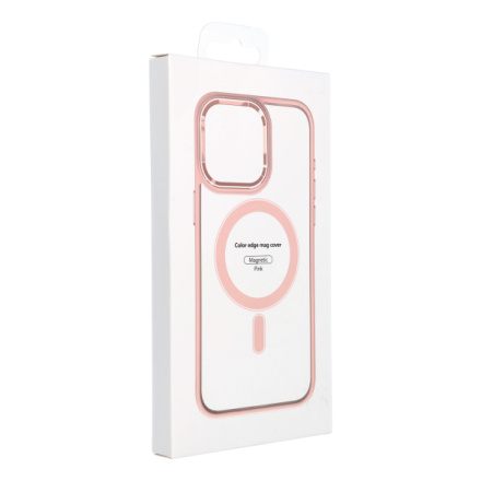 Color Edge Mag Cover case compatible with MagSafe for IPHONE 14 PRO MAX pink 593909
