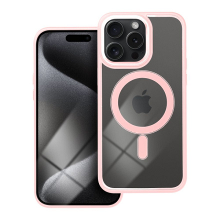 Color Edge Mag Cover case compatible with MagSafe for IPHONE 15 PRO MAX pink 593913