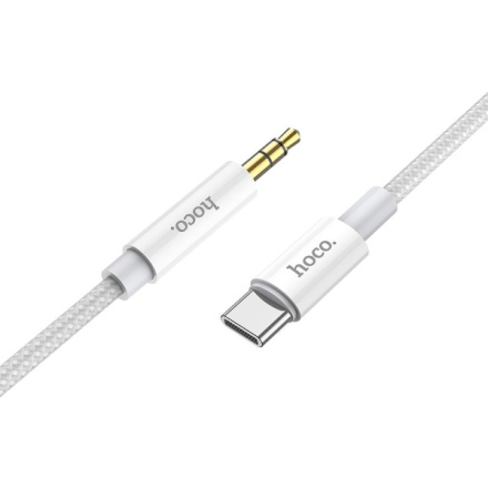 HOCO cable AUX Audio Jack 3,5mm to Type C UPA19 1m silver 594611