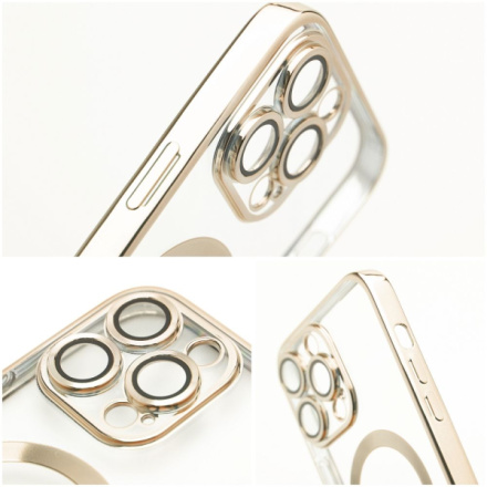 Electro Mag Cover case compatible with MagSafe for SAMSUNG S24 gold 600260