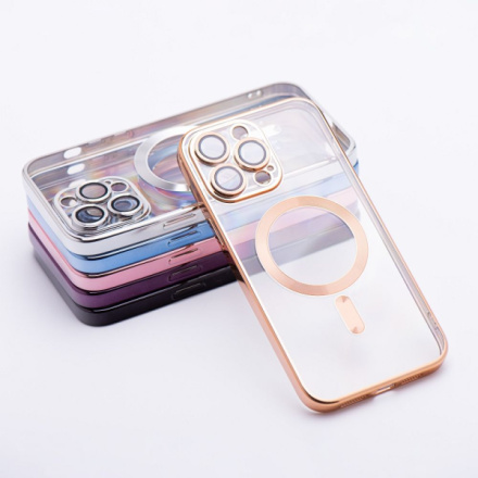 Electro Mag Cover case compatible with MagSafe for SAMSUNG S24 gold 600260