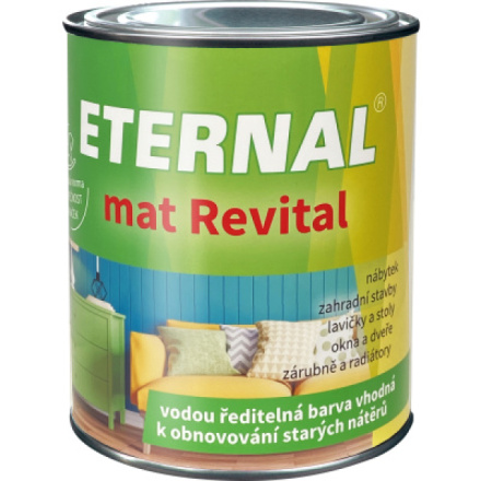 Eternal mat Revital barva k obnovování starých nátěrů, RAL 7035 světle šedá, 700 g