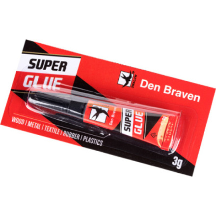 Den Braven Super Glue vteřinové lepidlo, 3 g