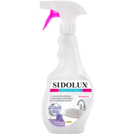 Sidolux Professional Koupelna čistič s aktivní pěnou levandule, 500 ml