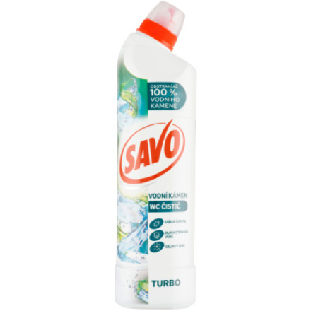 Savo  WC gel Turbo na vodní kámen 700 ml